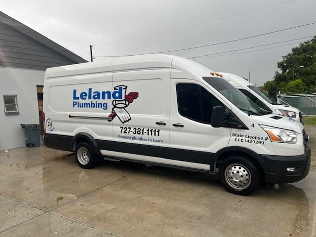Leland Plumbing Team at Work